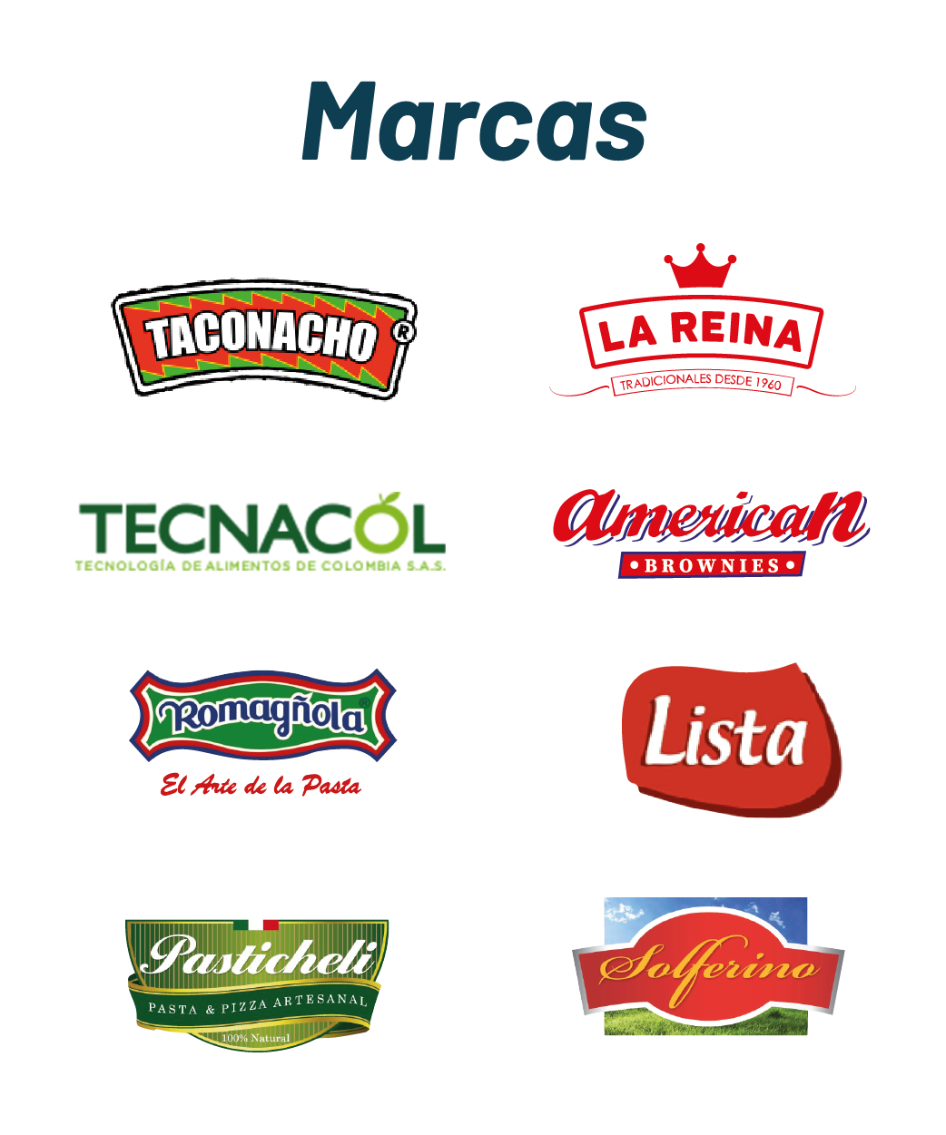 marcas del fondo alimentos valuary