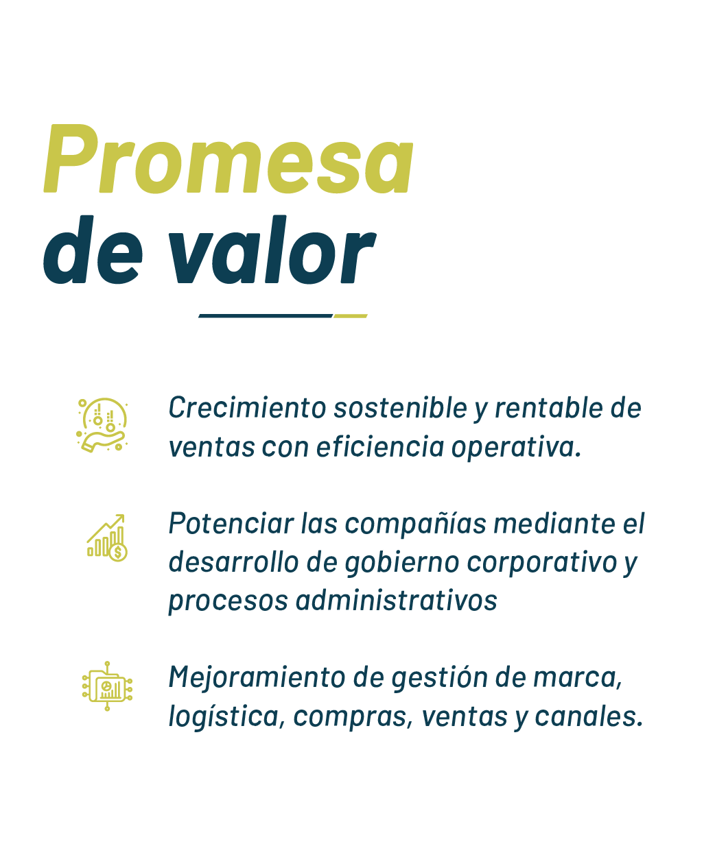 promesa de valor fondo alimentos valuary